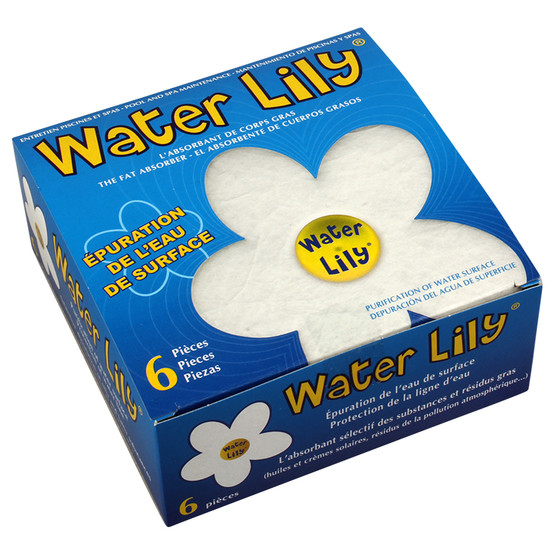 Water Lily Pads (6 Stk.) zur Reinigung der Wasseroberflche bei Pools & Whirlpools